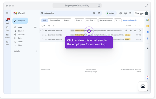 Employee onboarding
