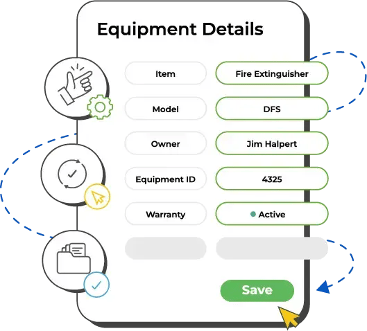 Store Complete Equipment Details